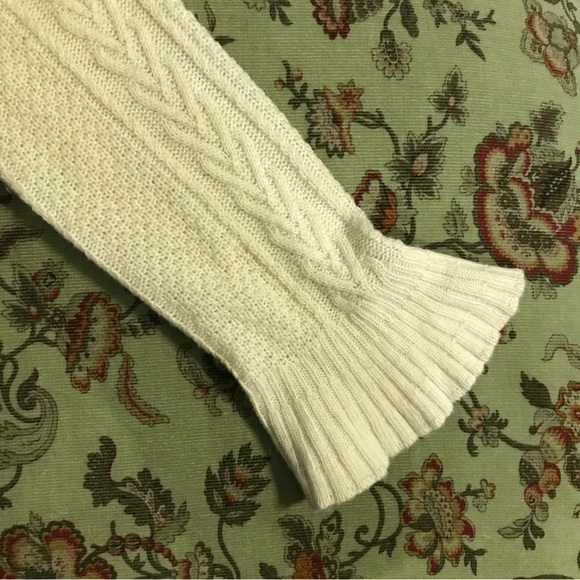 J. CREW Wool Bell Sleeve Cable Knit Sweater - Picture 5 of 10